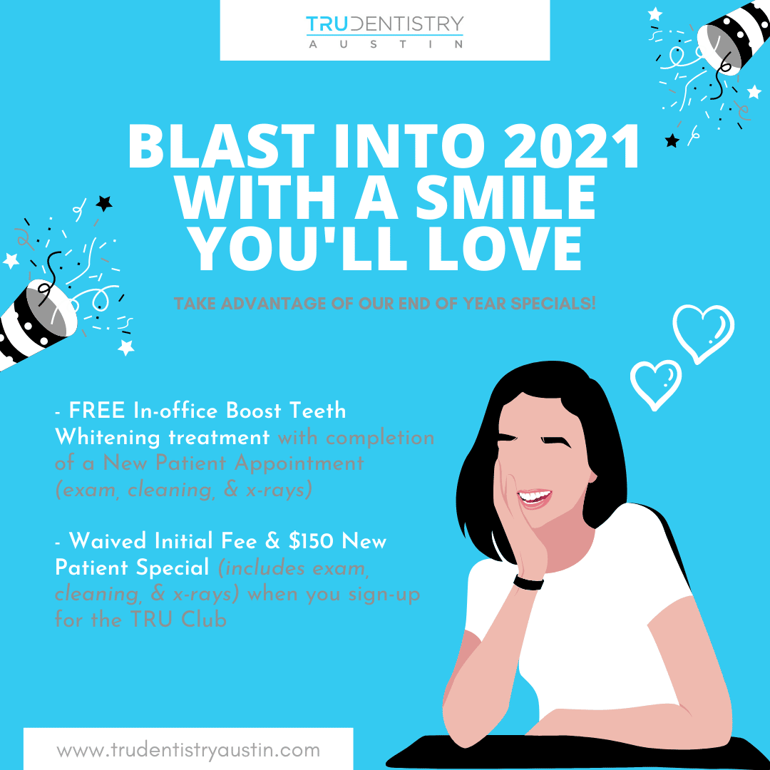 Austin dentist specials, dentist specials, teeth whitening specials