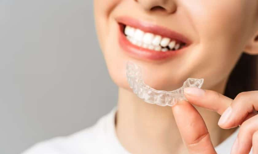 Invisalign Treatment in mckinney - one of our patient is using the solution